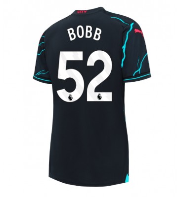 Manchester City Oscar Bobb #52 Tercera Equipación Mujer 2023-24 Manga Corta